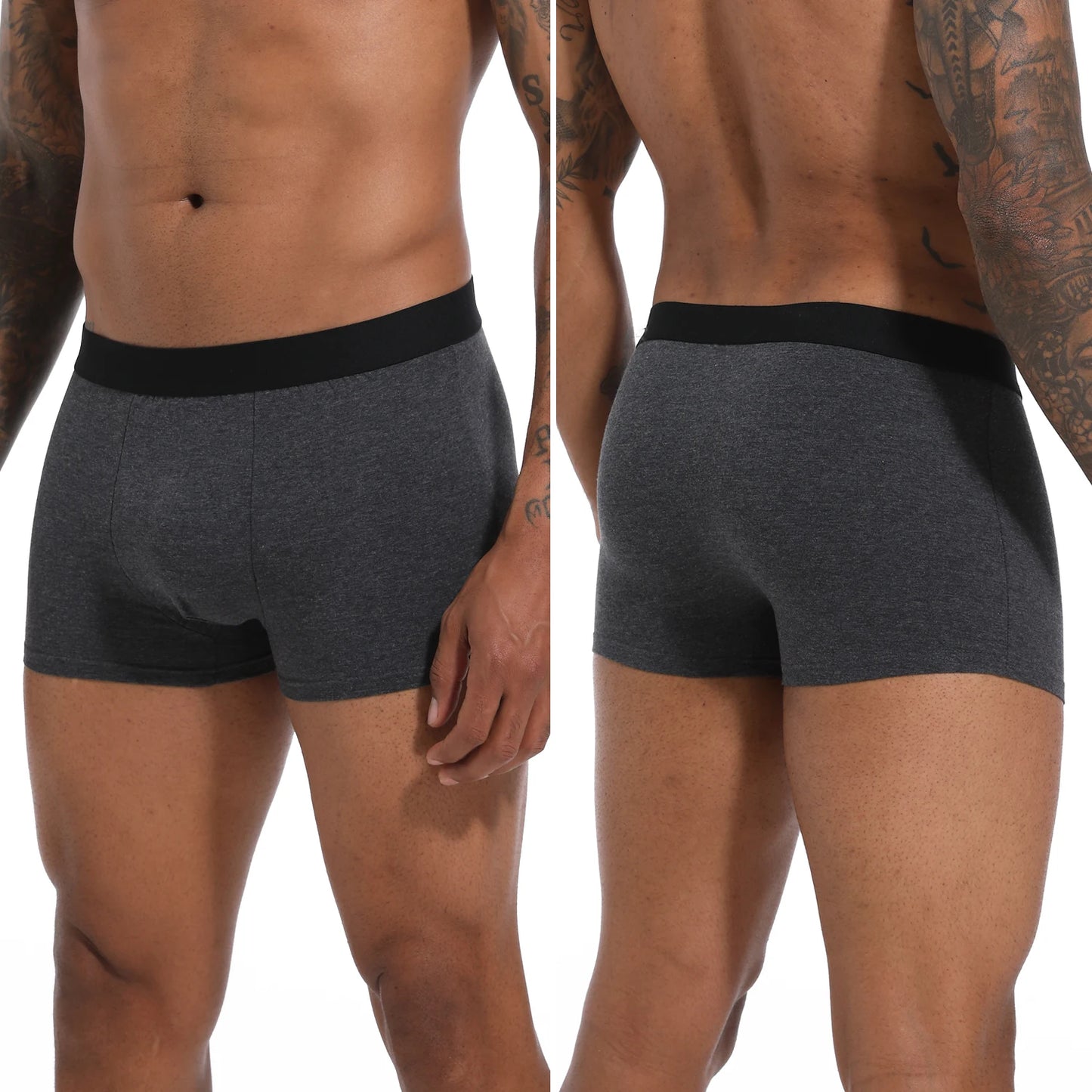 Kit 6 Breathable Smooth Cotton Boxers